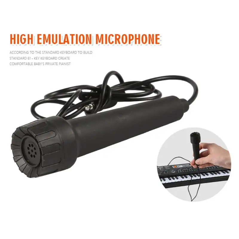 61 Keys Electronic Organ Digital Piano Keyboard with Microphone Electric Piano Kid Children Gift Develop Child's Talents US Plug musical instrument,electronic musical instrument,electronic piano