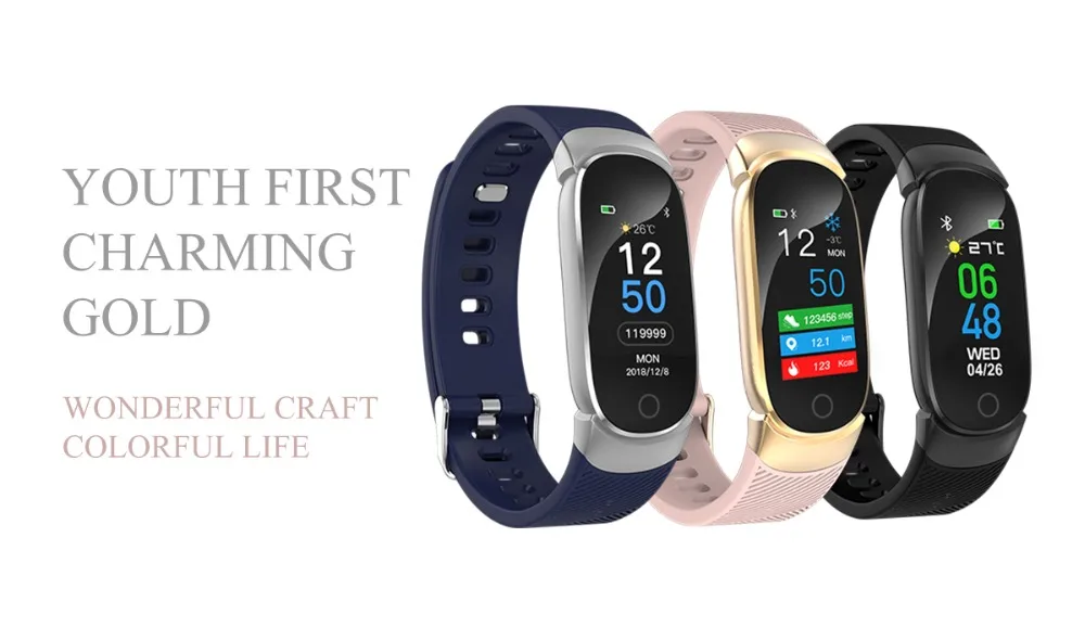 QW16 Smart Band Heart Rate Tracker Fitness Tracker Smartband Smart Bracelet Waterproof Smart Wristband Smart Watch pk mi band 3 (7)