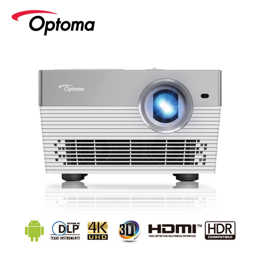 

Optoma I5+ 4K Projector Android Blu-ray 3D UHD HDR DLP 3840x2160 Resolution 1700 ANSI lumens LED HDMI USB Beamer for Home Cinema