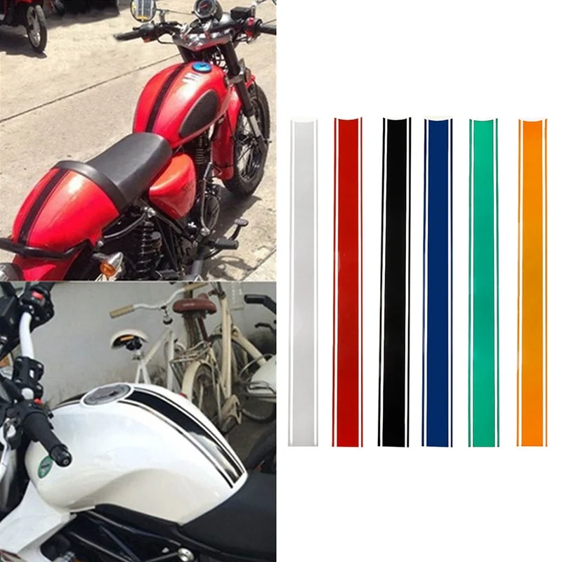 Fuel Tank Sticker Motorcycle Accessories Waterproof Decoration Moto Decals 50cm