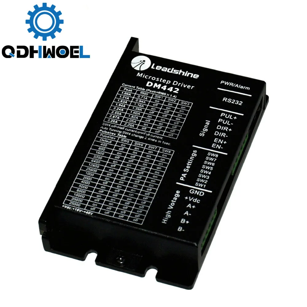 Двухфазный шаговый драйвер DM442 Leadshine для цифрового шагового двигателя
