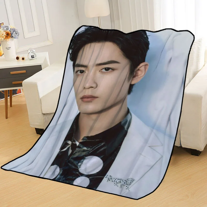 

Personalized Blankets Custom Sean Xiao Blankets for Beds Soft DIY Your Picture Decoration Bedroom Throw Travel Blanket