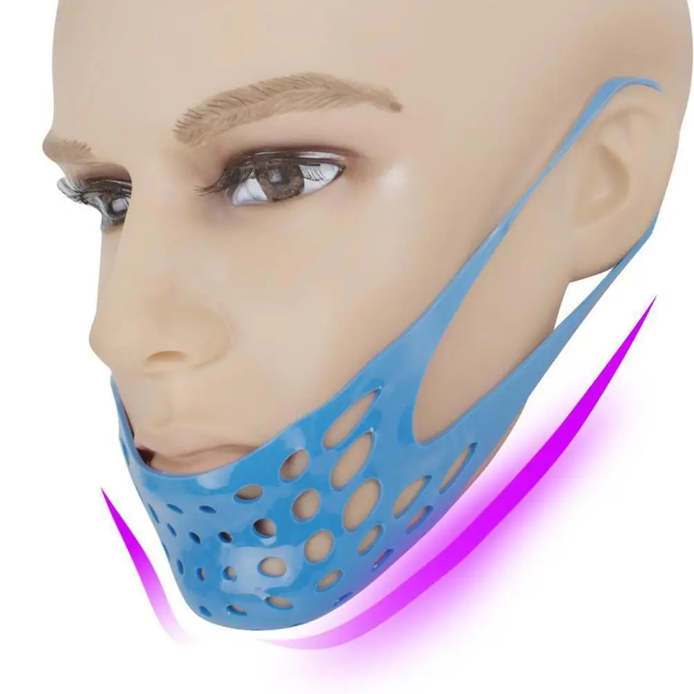 

V Face Shaping Belt Double Chin Slim Face Lift Up Anti Thin Beauty Face Silicone Line Facial Mask Band Wrinkle Tools Women R8H9