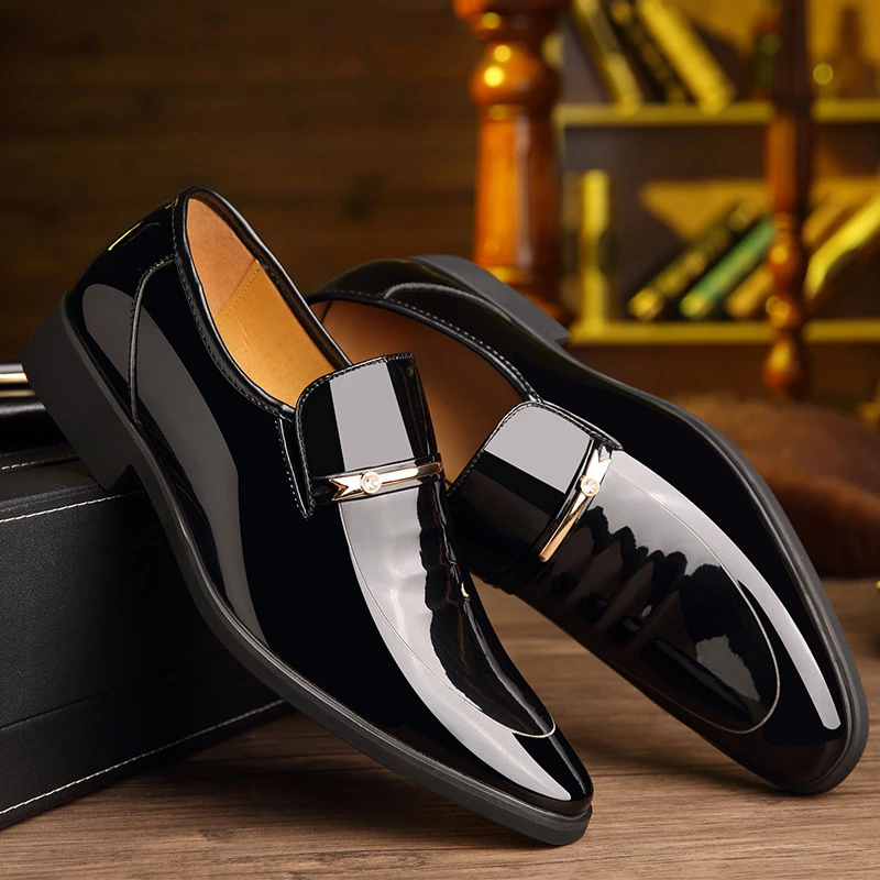 Observatorio Jane Austen División Zapatos de negocios a la moda para hombre, calzado Formal de cuero, de  lujo, para oficina y fiesta Social, 2019|Zapatos formales| - AliExpress