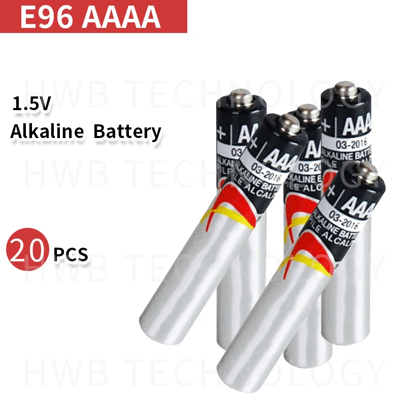 20 шт./лот 1,5 в E96 AAAA основная батарея щелочная батарея сухая батарея лазерная ручка, Bluetooth гарнитура батарея