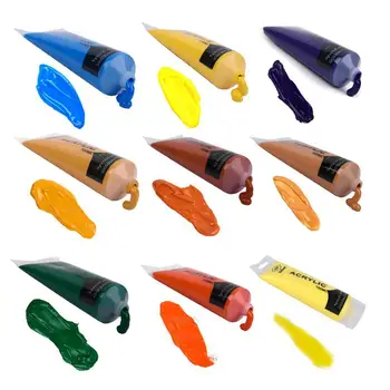 

1pcs Acrylic Paint Drawing Pigment Oil Painting 100ml Paint Acrilicas Acrylic Manualidades para Pintar Tube Pinturas S6Q6