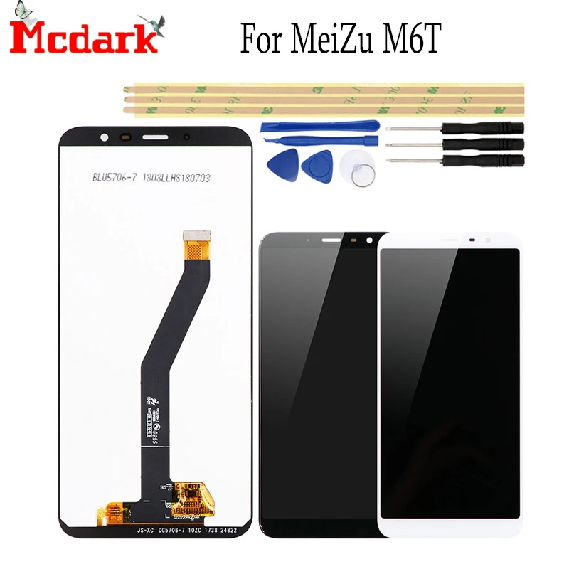 

LCD Screen For MeiZu M6T Meilan 6T M811H M811Q 5.7 Inch Accessories LCD Display+Touch Screen for MeiZu M6T Meilan 6T