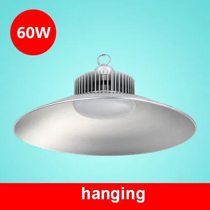 60W Hanging BSOD, со светодиодом High Bay Light E27 E40 гаражный светильник для цеха 40 Вт 60 Вт 80 Вт 100 Вт 150 Вт 200 Вт промышленное освещение для склада рынок factoy лампы - Цвет: 60W Hanging