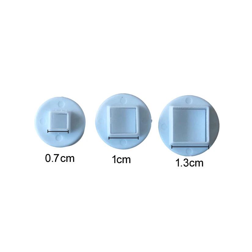 3-teiliges Set Stern Herz Rund Blume Quadrat Kuchenformen Zuckerhandwerk Keksform Fondant Tortendekorationswerkzeuge – Detail 11