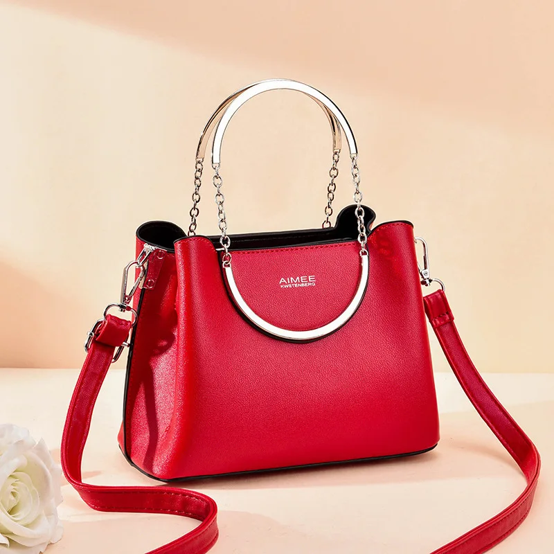

2019 New Style Bucket Bag Versatile Fashion PU Handbag Korean-style Casual Shoulder Handbag
