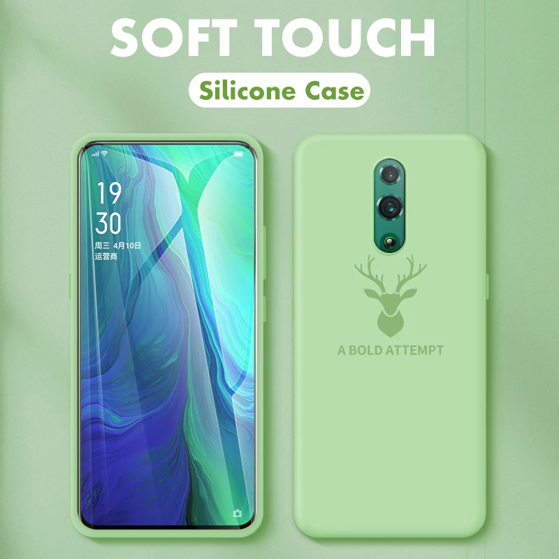 Милый Цветной силиконовый чехол для телефона ADKO из ТПУ Oppo Reno Z мягкий