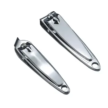 

2PCS/1Set Professional Nail Clipper Creative Sturdy Stainless Steel Nail Trimmer Nail Cutter High Quality Manicure Nail Trimmer