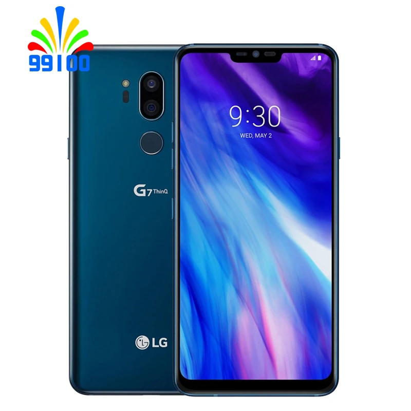 Unlocked Original Cellphone LG G7 ThinQ Korean 6.1"  1Sim 4GB+64GB/ 2Sim 6GB+128GB  Qualcomm 845 LTE(no polish refurbished iphone xr