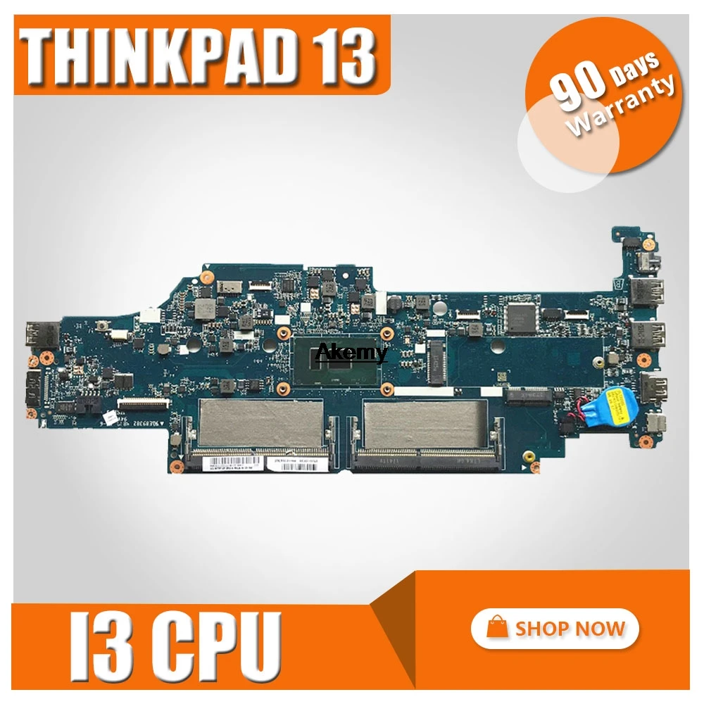 

DA0PS9MB8E0 Laptop motherboard for Lenovo ThinkPad 13 S2 Laptop Motherboard I3-6100U CPU original tested