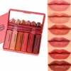 Velvet Matte Lipstick Set 6pcs/set Sexy Nude Makeup Lipstick Long Lasting Waterproof Lip Glaze Moisturizer Beauty Cosmetic ► Photo 1/4