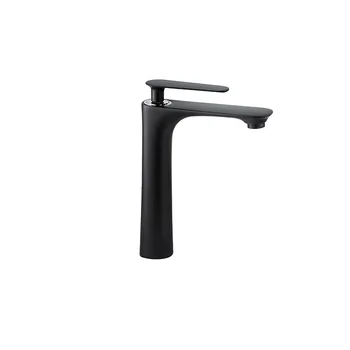 

Free Shipping YUJIE HDHY1047 Full-copper new black hot and cold basin faucet basin European retro wash basin