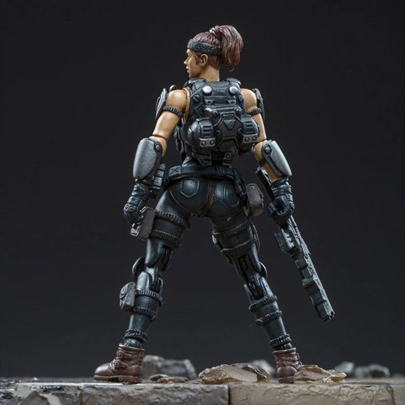 JOYTOY 1/25 Generation 5 Female Soldier Nemesis Mandy PVC Action Figure Robot 