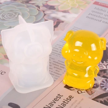 

Silicone 3D Pig Resin Casting Molds, Epoxy DIY Casting Mold for Craft Art Making Resin Home Table Decoration
