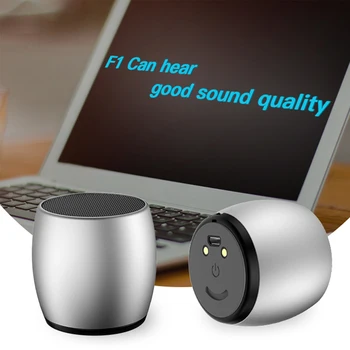 

Mini Wilrless Portable Bluetooth Speaker Column Metal Speakers 3D Stereo Computer Subwoofer Loudspeaker Player for iPhone Xiaomi