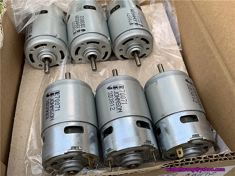 Диаметр 42 м джонсон 775 двигатель постоянного тока DC12V~ 18 в rs-775 высокоскоростной электродвигатель с вентилятором охлаждения