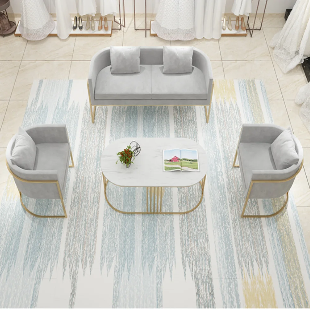 Nordic wedding dress shop sofa beauty salon simple modern clothing shop reception and discussion small sofa net red