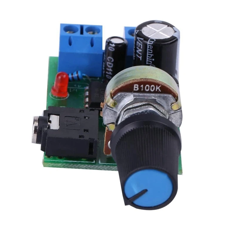 소매 LM386 슈퍼 미니 앰프 보드, 3V-12V, 0.5W-10W 스피커 저잡음 전력 소비, 스피커 오디오 시스템 용 DIY