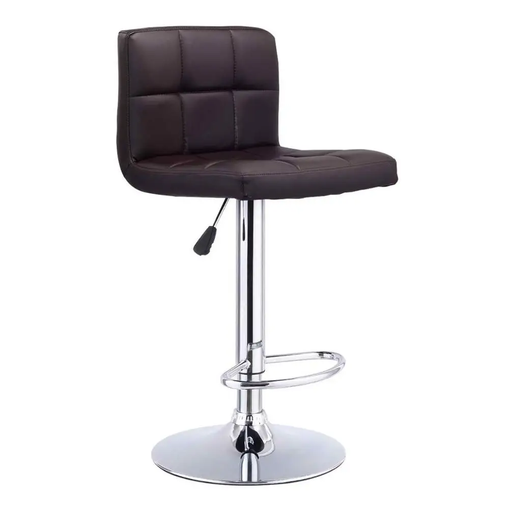 Sokoltec барный стул вращающееся кресло барная стойка барный стул с регулируемой высотой кухонный стул высокий стул современная искусственная кожа - Цвет: Brown