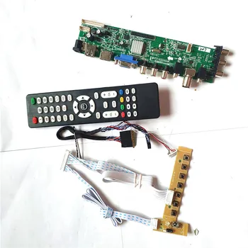 

For N156BGE-L11/L21/L61/L62/LA1 panel HDMI VGA USB AV TV 3663 universal DVB digital LVDS 40Pin 1366*768 LCD Controller board Kit