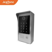 Jeatone – sonnette vidéo pour l'extérieur, panneau d'appel avec lecteur de carte RFID et clavier mot de passe pour déverrouiller la porte (fonctionne avec l'interphone Jeatone)