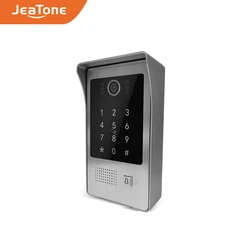 Jeatone – sonnette vidéo pour l'extérieur, panneau d'appel avec lecteur de carte RFID et clavier mot de passe pour déverrouiller la porte (fonctionne avec l'interphone Jeatone) 
