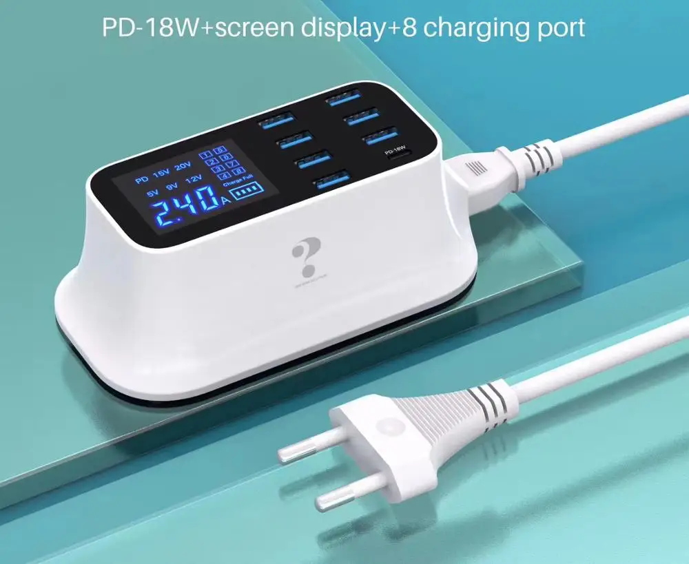 quick charge 2.0 PD 110W Multi GaN Dual USB Type C  Fast Charger  PD QC 4.0 3.0 GaN Quick Charge for MacBook Pro,Lenovo, iPhone,Galaxy 5v 1a usb Chargers