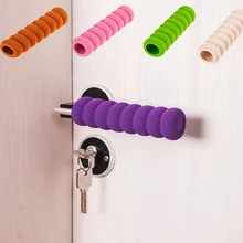 EVA анти-столкновения спиральные дверные ручки перчатки защитный чехол безопасность анти-столкновения защитный чехол дети безопасности Чехол для дверной ручки