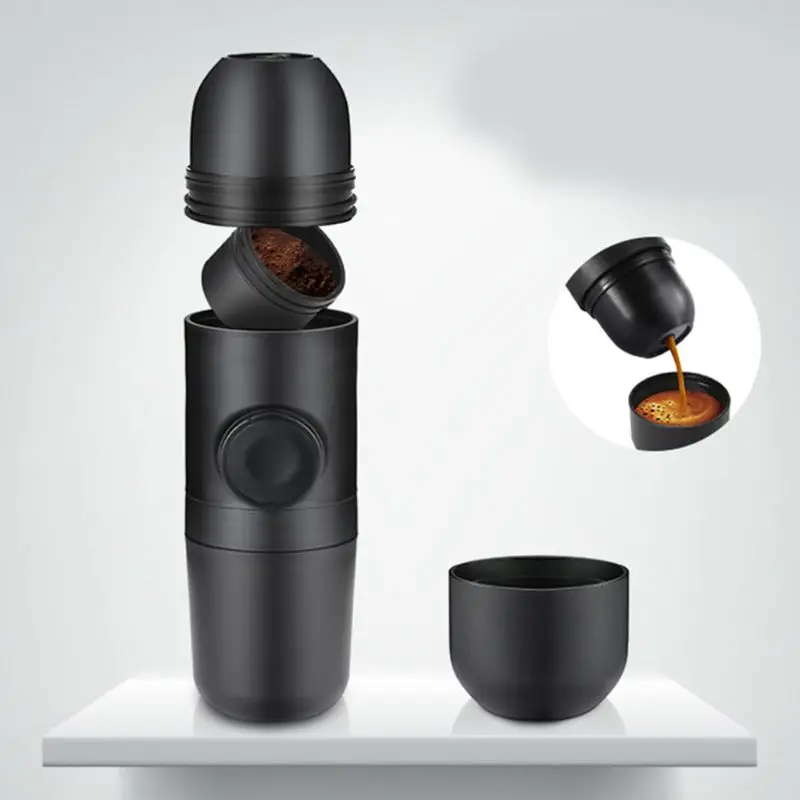 

Mini Coffee Machine Hand Held Coffee Maker Portable Compact Manual Espresso Maker Hand Pressure Portable Express Coffee Maker