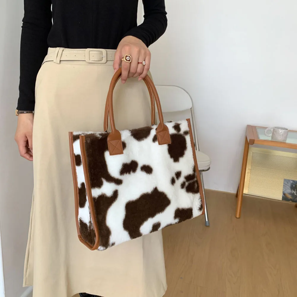 Cow Print Crossbody Bag, Vintage Leopard Print Shoulder Bag, Women's Faux  Leather Purses - Temu