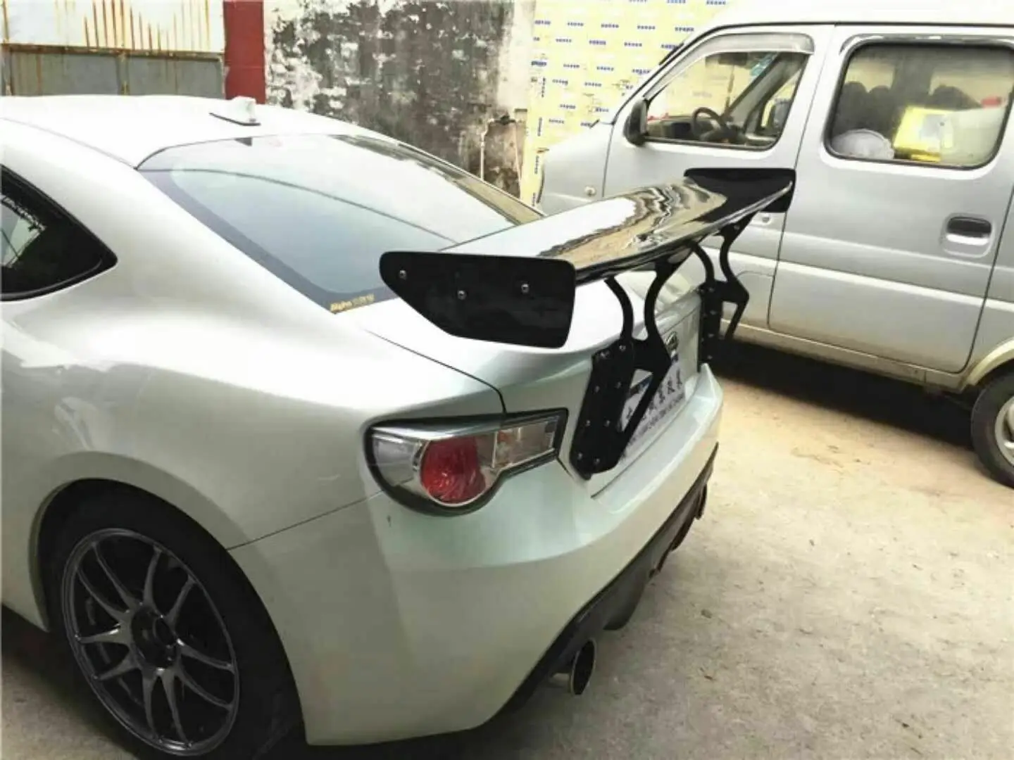 Для Toyota 86 Subaru BRZ 2013 задний багажник спортивный спойлер крыло углеродного волокна автомобильные аксессуары