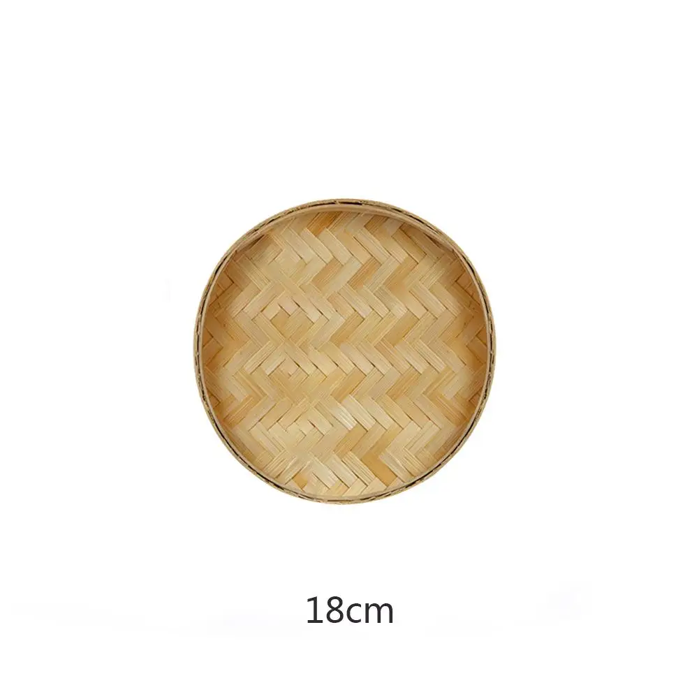 Hand-woven Bamboo Screen Can Be Painted Bamboo Raft Home Decoration Pendant Kitchen Storage Drying Bamboo Supplies - Цвет: 18cm