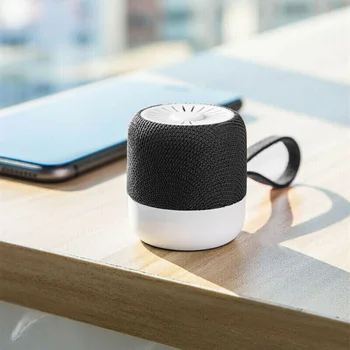 

Mini Wireless Bluetooth Speaker Small Portable Sound Music Box Stereo Subwoofer With Selfie Remote Control Button Handsfree Mic