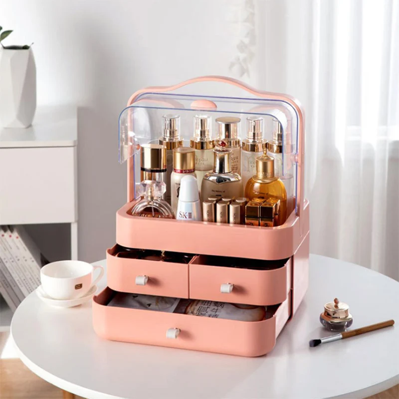 XiaoGui Organizer For Cosmetics Plastic Storage Container Makeup Organizer  Stationery Organizer Organizador Maquillaje