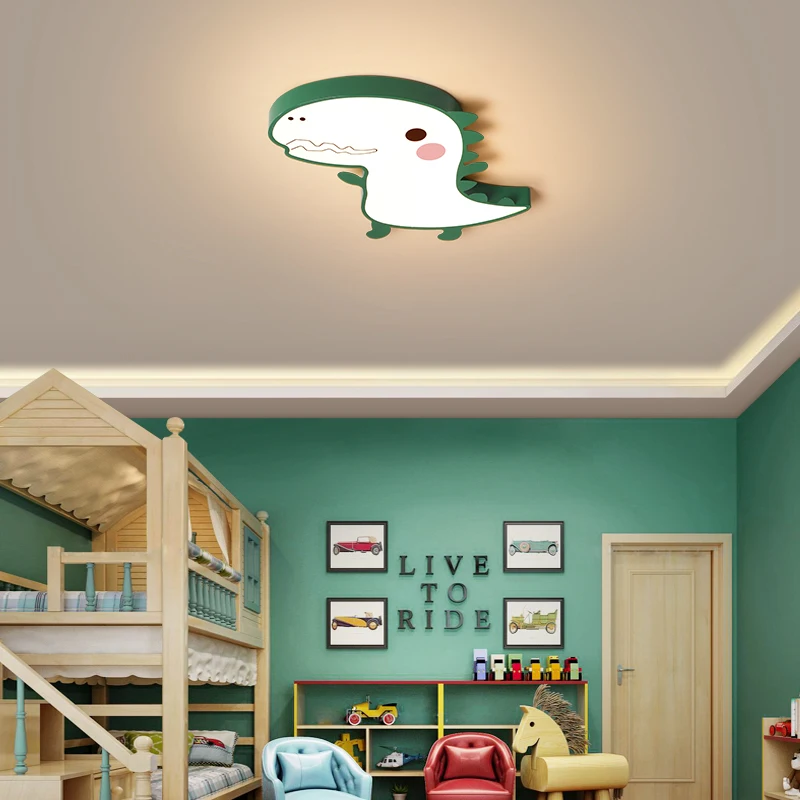 Ceiling Lights for Kids Bedroom Cartoon dinosaur Boys Girls Ceiling Lamp Modern LED Animal Ceiling Lights Lamp for children