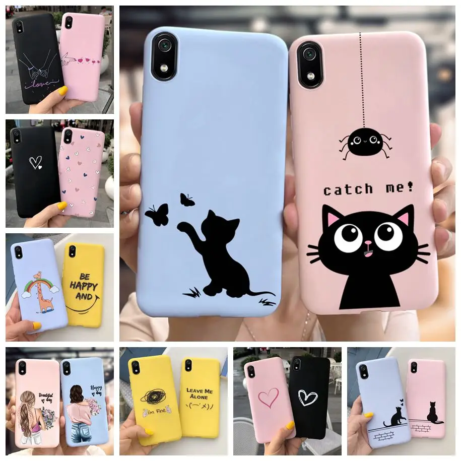 Cute Cartoon Shockproof Bumper Phone Case - Soft Protective Cover