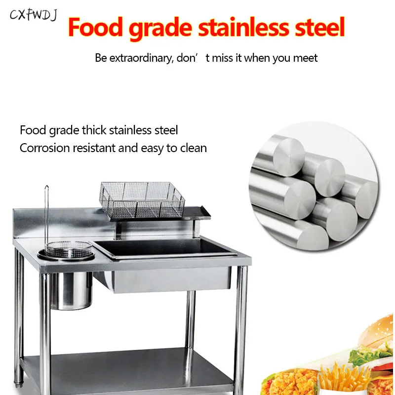 BS-1000 Electric Wrap Powder Table Powder Table Wrap Powder Table Fried Chicken Burger Shop Special Food Processing Machine BS-1000 Electric Wrap Powder Table Powder Table Wrap Powder Table Fried Chicken Burger Shop Special Food Processing Machine