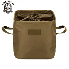 Tactical Molle Folding Dump Drop Magazine Pouch Airsoft Paintball Military Outdoor Hunting Tool Foldable Recovery Mag Bag