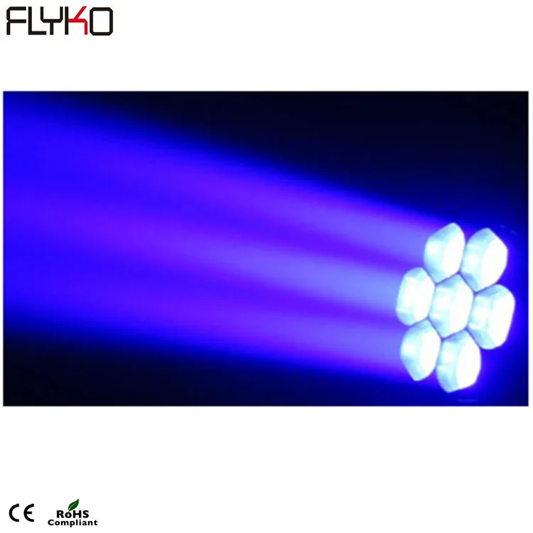 

Free shipping factory price RGBW4IN1 stage light 7pcs 40w moving head LED ZOOM BEAM WASH stage lights