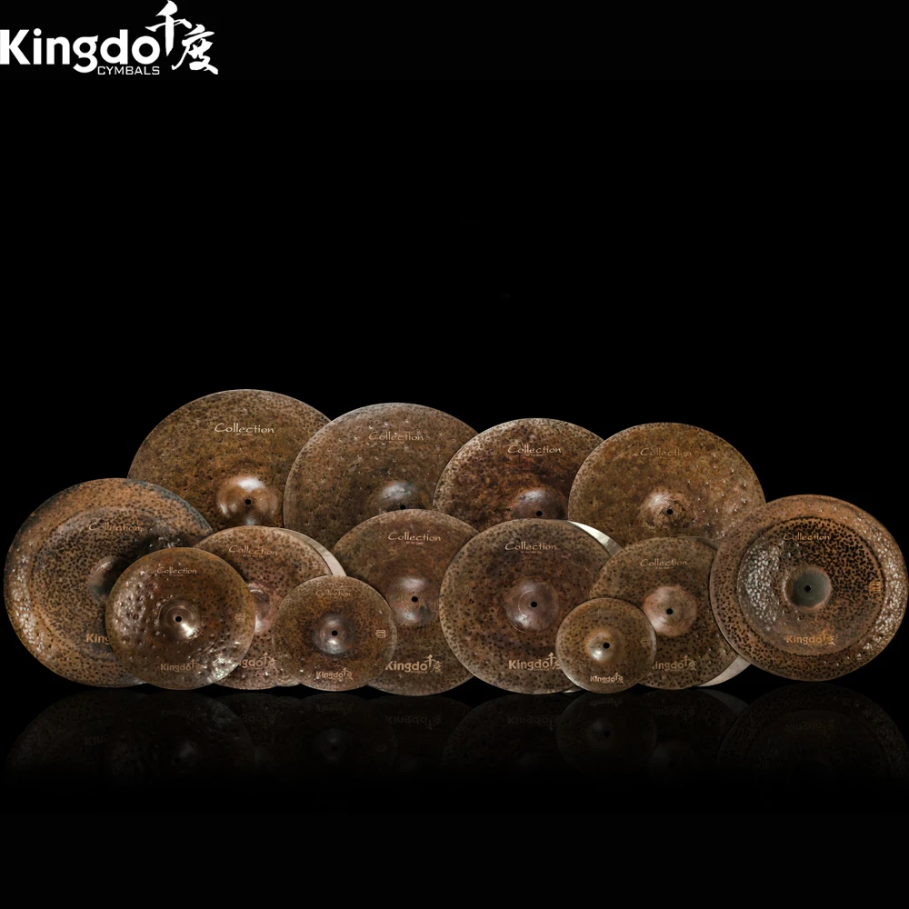 Kingdo professional B20 Collection Dry series 5 шт. тарелки для барабанов 14 &quot+ 16&quot + 18 20&quot | Спорт и