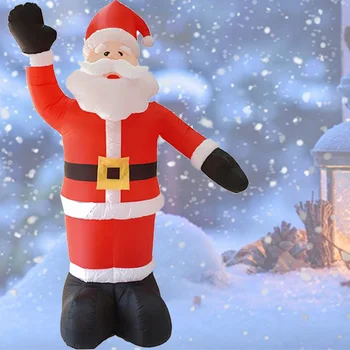 

Giant Santa Claus LED Lighted Inflatable Toys Christmas Props Birthday Wedding Party Toys Lawn Garden Yard Outdoor Decoration