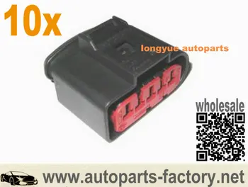 

longyue 10set AIR MAF SENSOR CONNECTOR 1J0973775A for AWW,ALH,AEG,AFP