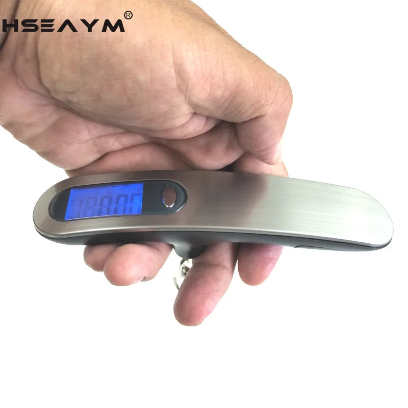 50kg/10g Luggage Scale Portable Electronic Hook Scale Fishing Express Parcel Weighing Scale