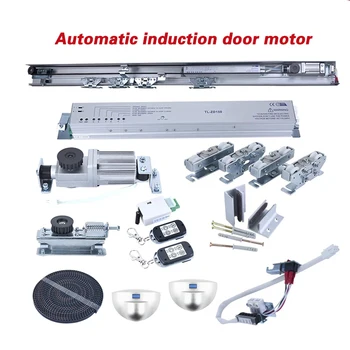 

420CM double door automatic sliding door unit electric sliding door glass door smart opener perfect kit
