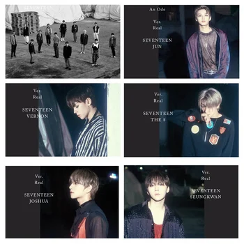 

14Pcs/Set KPOP X1 Card Sticker SEVENTEEN Album Same Picture Self Made Paper Card Sticker Poster Photocard Stationery Set