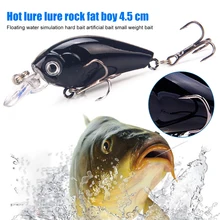 

1PCS 4cm 3.5g Swim Fish Fishing Lure Artificial Hard Crank Bait topwater Wobbler Japan Mini Fishing Crankbait lure